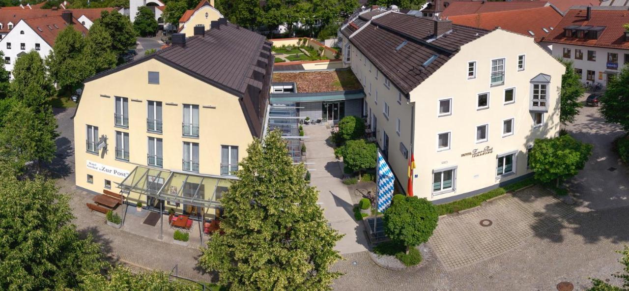 Hotel Zur Post Ismaning Exteriör bild